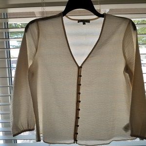 Cream colored blouse